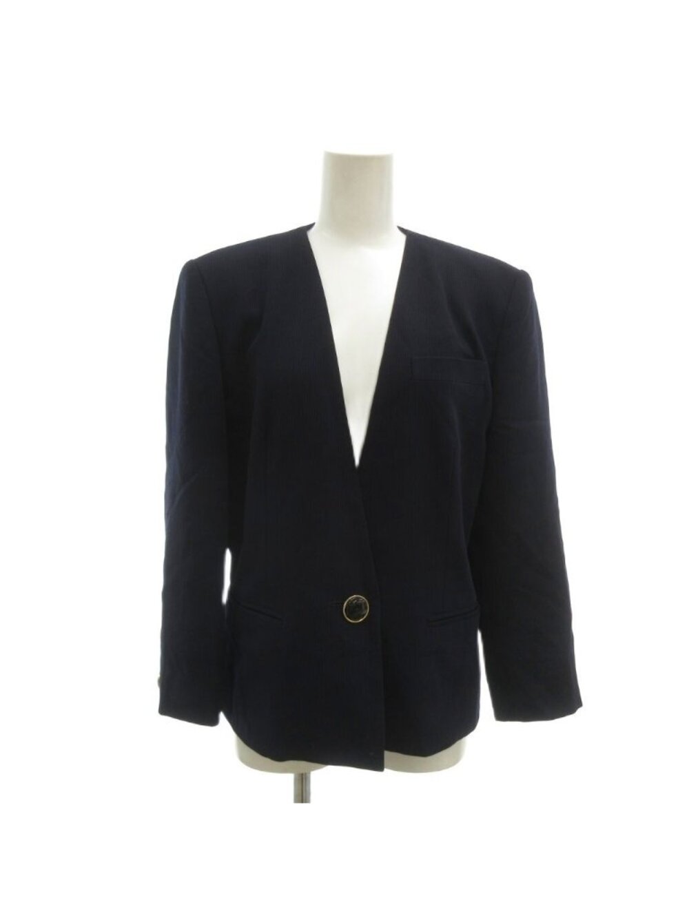 Dior Vintage Collarless Jacket